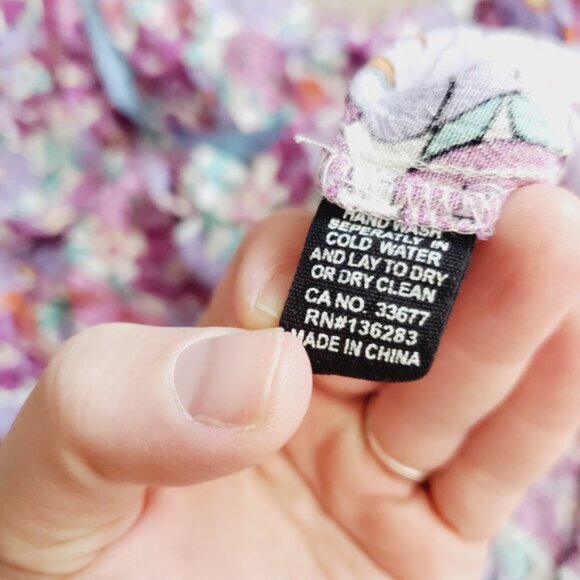 Vintage Orange Fashion Village Floral Coastal Grannycore Retro 90s Shirt L/XL - Picture 6 of 9